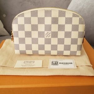 Louis Vuitton Damier Azur cosmetic pouch
